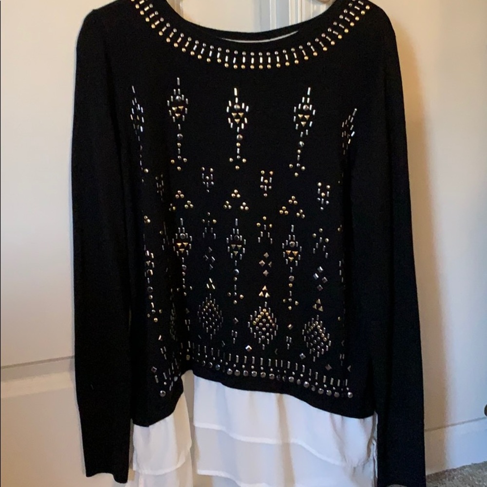 NY&CO twofer black sweater size medium new